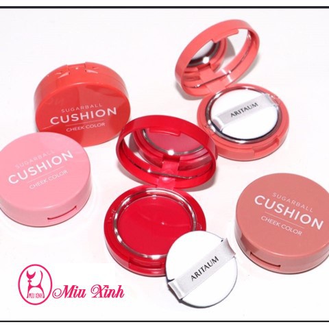 PHẤN MÁ [ARITAUM] Sugarball Cushion Cheek Color (các mã màu) | BigBuy360 - bigbuy360.vn