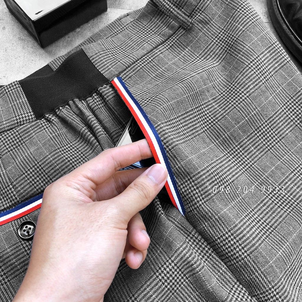 Quần sooc âu sọc kẻ, co giãn 4 chiều, style đánh golf | BigBuy360 - bigbuy360.vn