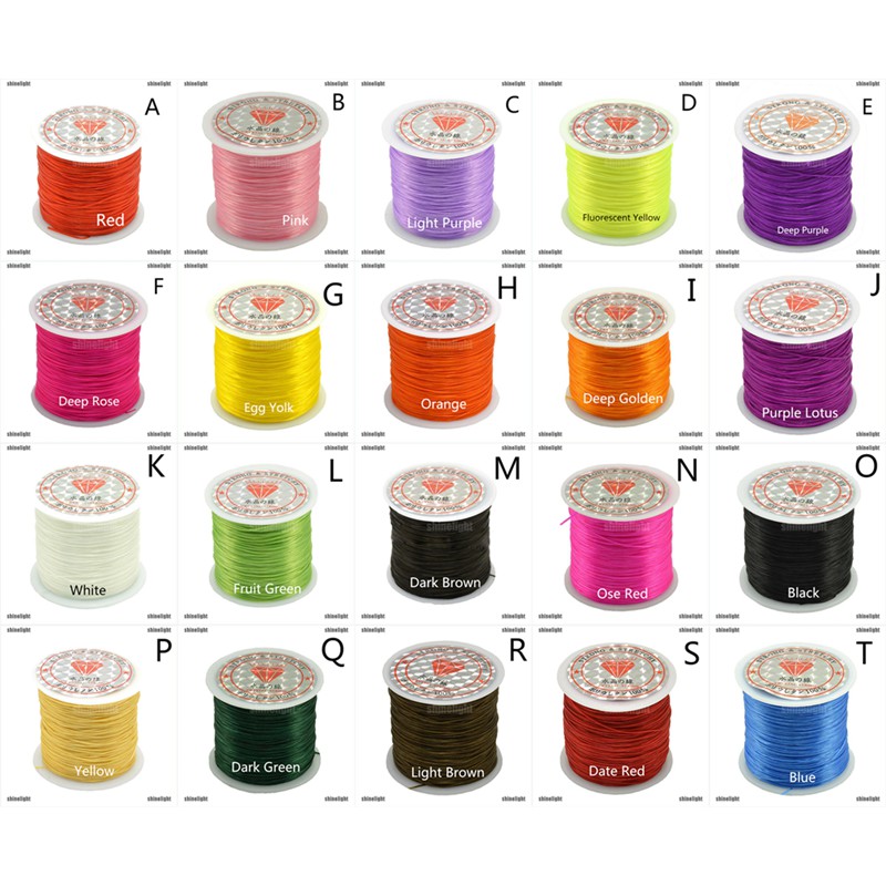 Cuộn Dây Cao Su Đàn Hồi Dài 50m Dùng Xỏ Hạt Tiện Lợi