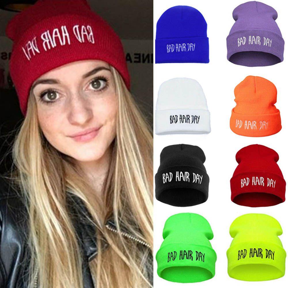 Eutus Mũ Dệt Kim Unisex Mềm Mại Thêu Chữ Thời Trang Thu Đông