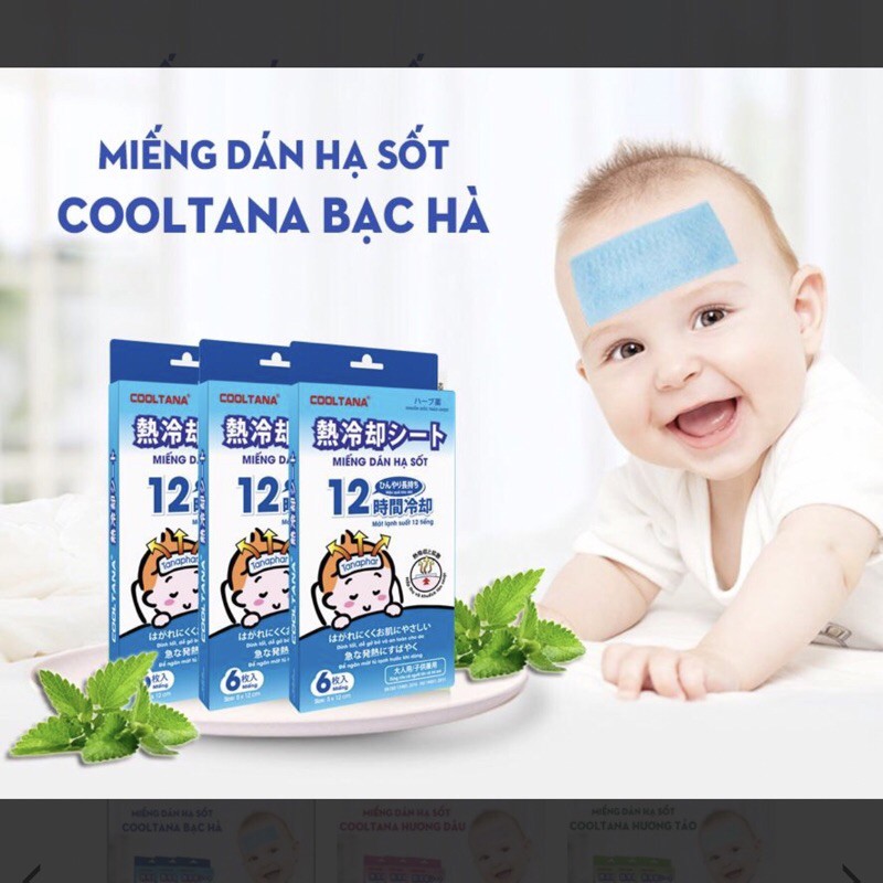 Miếng Dán Hạ Sốt COOLTANA 6 miếng/ hộp - Ipek_Shop