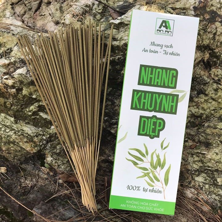 Nhang Khuynh diệp AN AN dài 38cm nhang sạch 100% từ tự nhiên an toàn cho sức khỏe