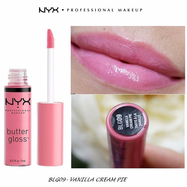 CHÍNH HÃNG - SON NYX BUTTER GLOSS