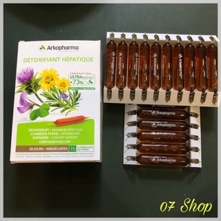 [ XÁCH TAY PHÁP ] Thải độc gan Alopharma hộp 20 ống Chính hãng Pháp