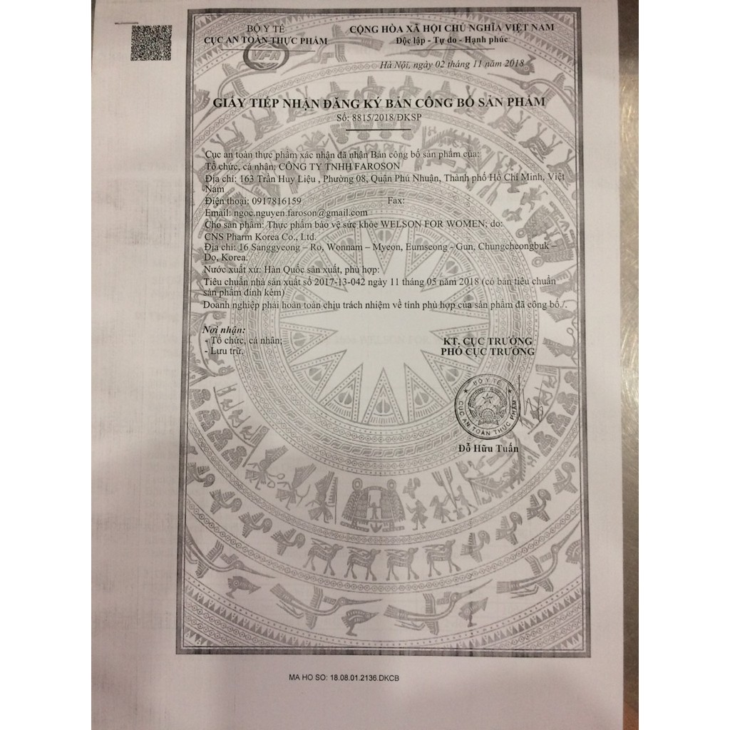 Viên uống sinh lý nữ Welson For Women 60 viên tăng cường ham muốn, giảm các dấu hiệu tiền mãn kinh, mãn kinh phuocthien