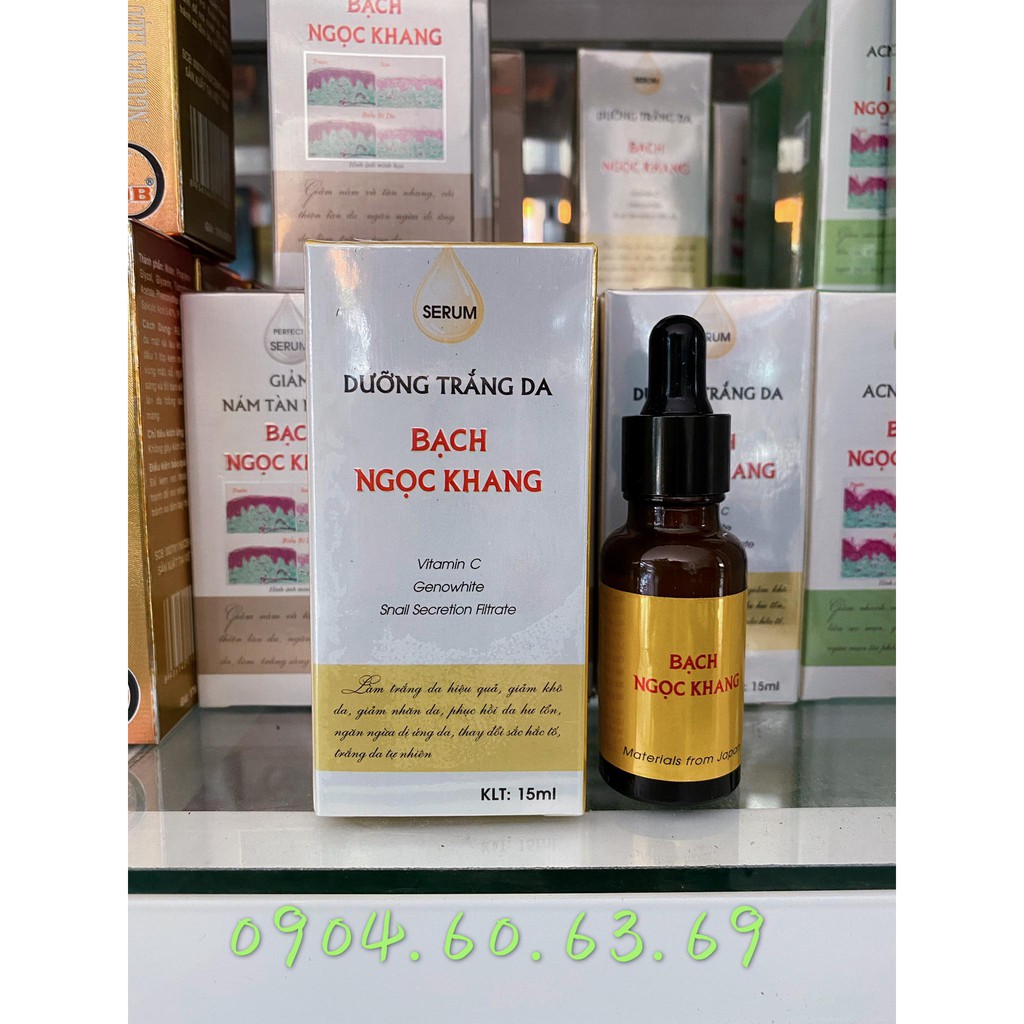 Serum Dưỡng Trắng Da BẠCH NGỌC KHANG 15ml