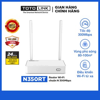 Mua Cục phát wifi router wifi chuẩn N TOTOLINK N350RT