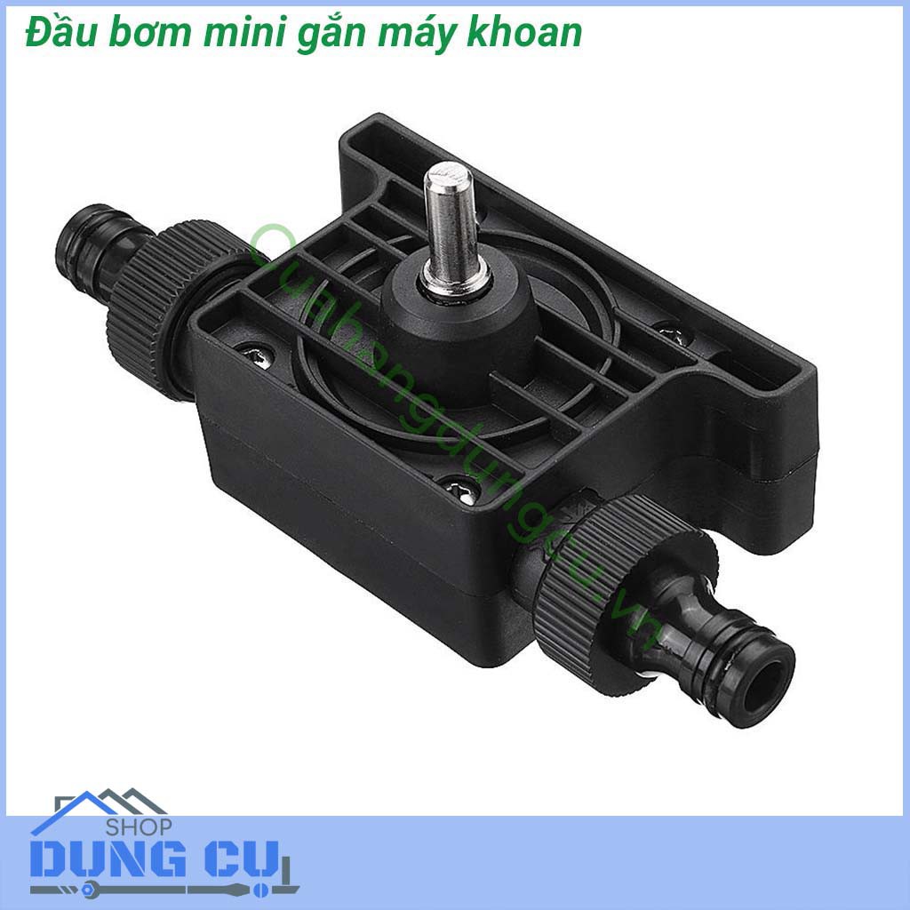 Đầu bơm nước, bơm dầu mini gắn máy khoan