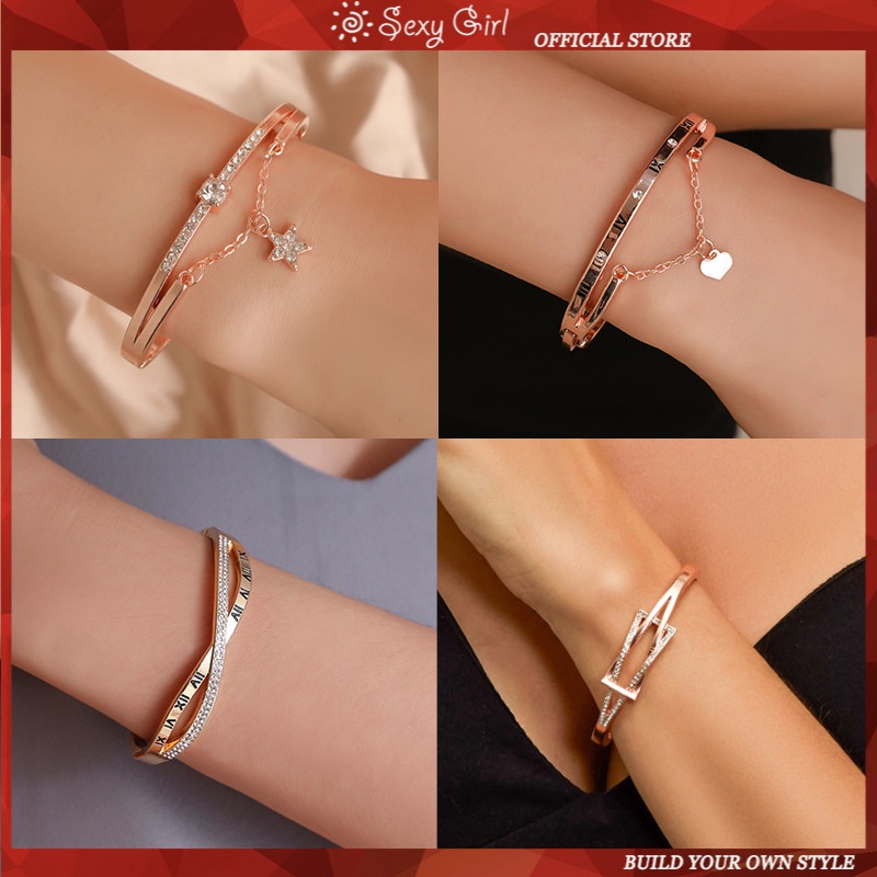 Vòng Đeo Tay Họa Tiết Hình Học Phong Cách Hàn Quốc Thời Trang