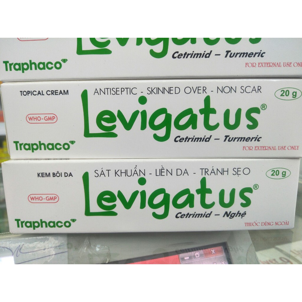 Levigatus 20G tuýp bôi sát khuẩn, liền da , tránh sẹo chuyên trị các vết bỏng