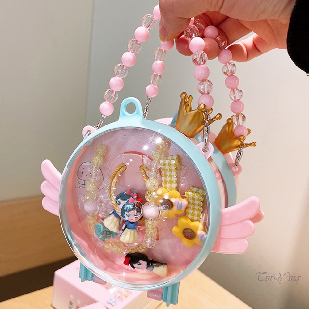 GETNOIVAS Hộp Đựng Trang Sức Dễ Thương Nhiều Màu Sắc Cho Bé Gái