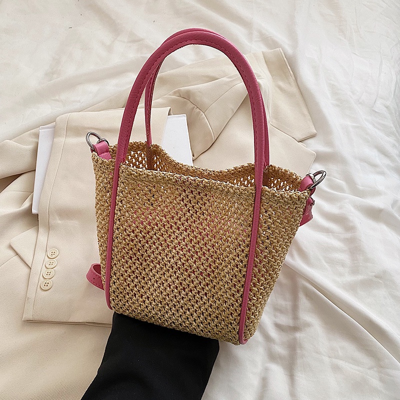 Túi Cói Đeo Chéo Thiết Kế Mới Thời Trang Mùa Hè Cho Nữ 2022