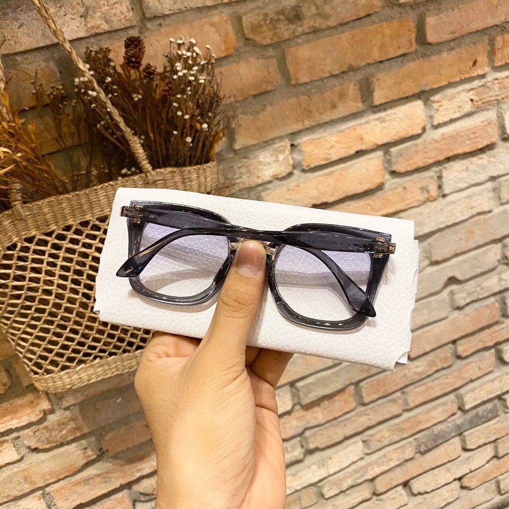 [Giá Sỉ] Mắt Kính Form Vuông 2 Chấm Góc Cực Hot Mẫu Mới Siêu Đẹp - Hazo