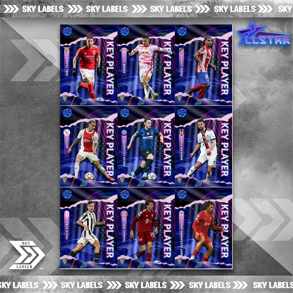 Thẻ SKY UCL | Paulo Dybala, Thomas Muller, Pjanic, Trent Alexander Arnold TA, Silva. Correa, Antony, Calhanoglu, Taarabt
