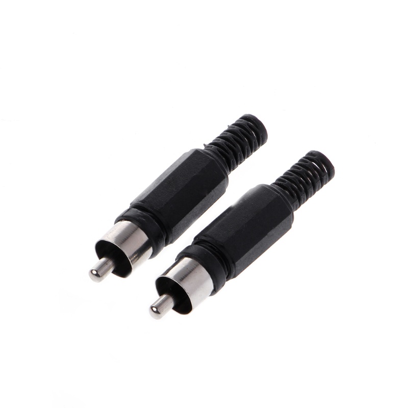 Set 20 Đầu Nối Chuyển Đổi Video RCA Màu Đỏ Đen