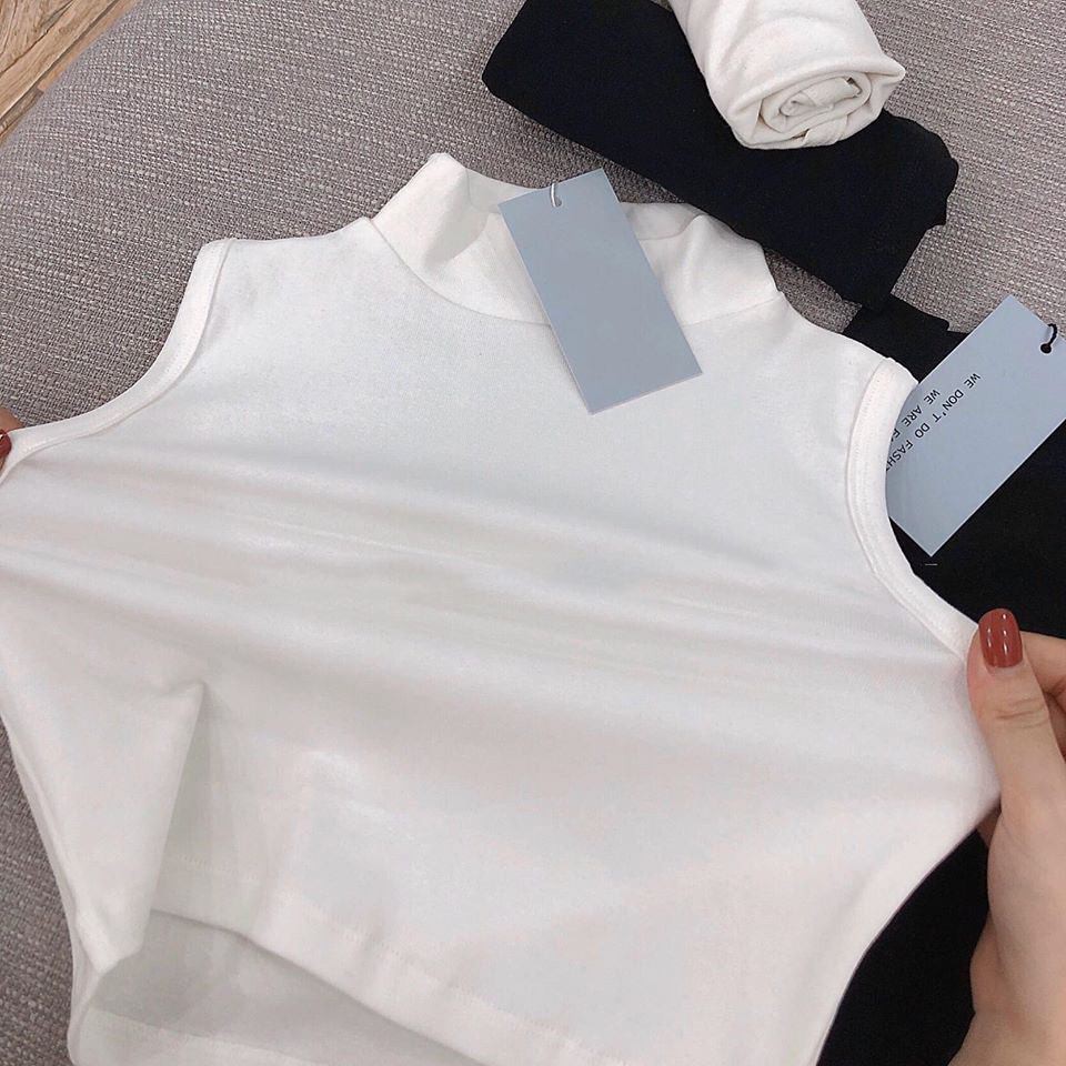 Áo Croptop Sát Nách Áo Cổ Cao Croptop | BigBuy360 - bigbuy360.vn