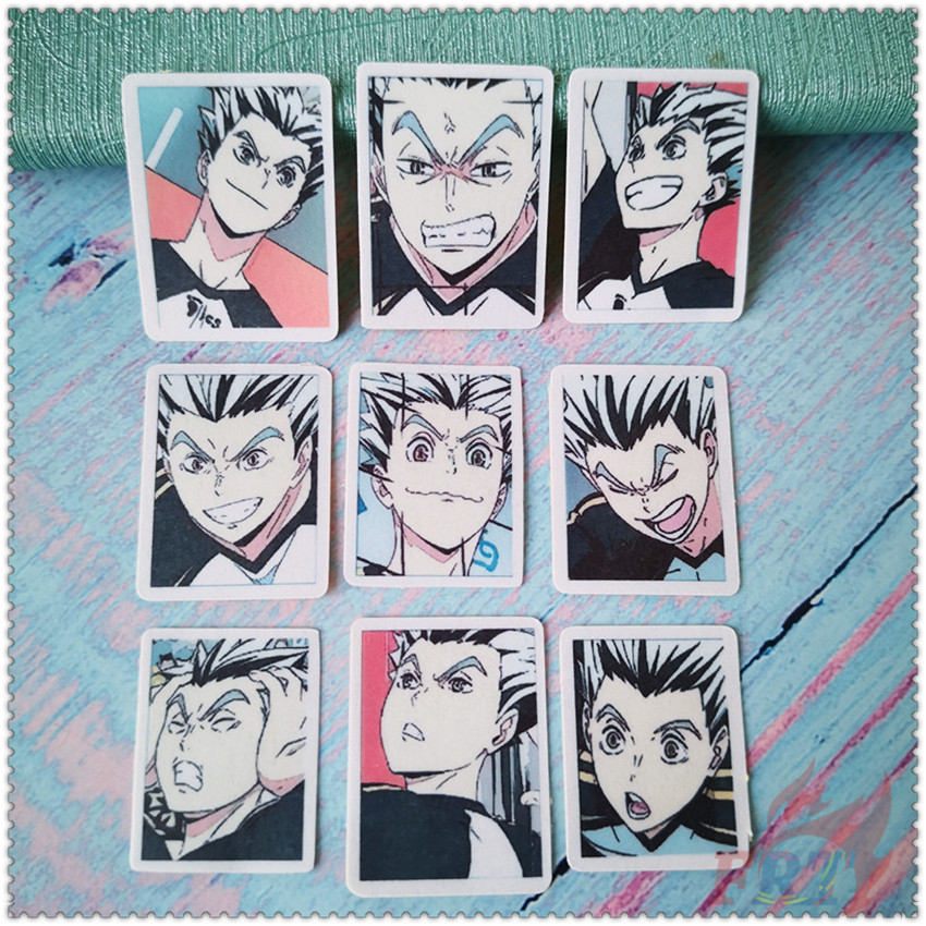 Set 39 Nhãn Dán Trang Trí Sổ Tay Q-2 Phong Cách Kotaru Bokuto &amp; Akashi Kiji Độc Đáo