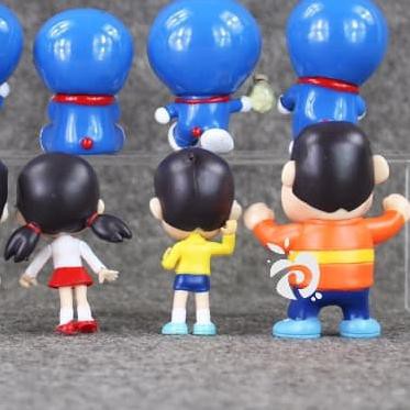 Set 8 Mô Hình Nhân Vật Phim Hoạt Hình Doraemon Fg189