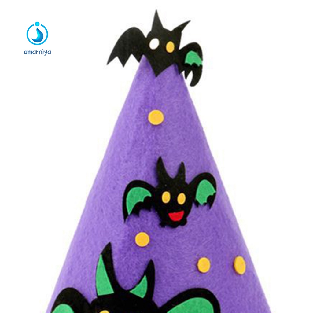 1 Bộ Nón Phù Thủy Làm Thủ Công Cho Bé