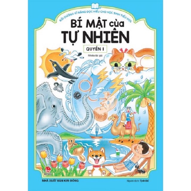 Sách - Bồi dưỡng kĩ năng đọc hiểu cho học sinh tiểu học - Bí mật của tự nhiên ( Lẻ Tập 1 , 2 , 3)- Kim Đồng