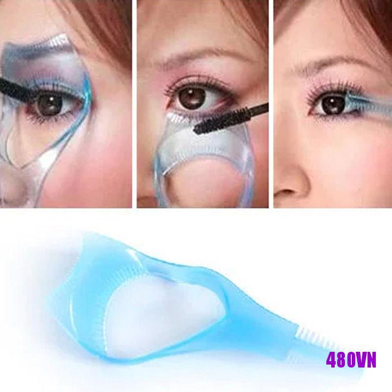 (Hàng Mới Về) Mascara Chải Lông Mi Màu Hồng + Mascara + Dụng Cụ Chải Mi Thiết Kế 3 Trong 1