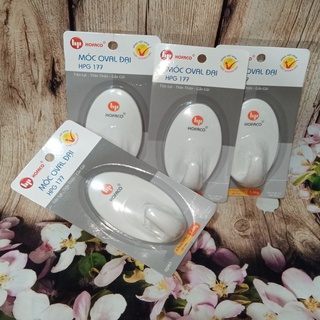 Móc dán tường oval đại bền chắc