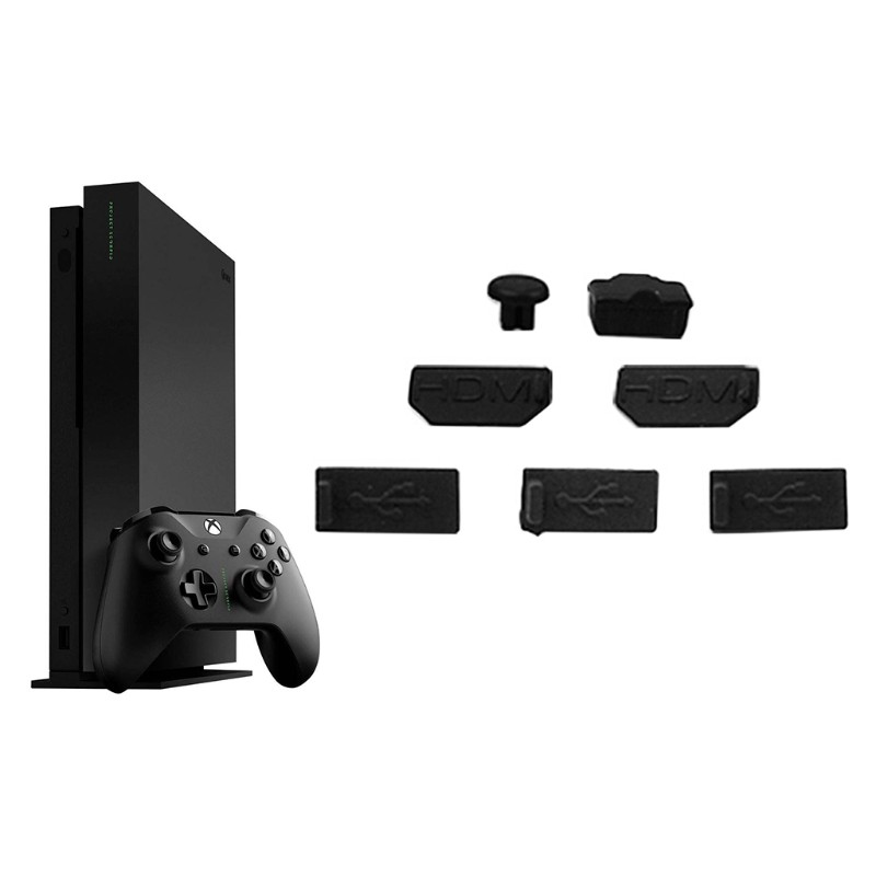 Set 7 nắp đậy chống bụi cho cổng USB HDMI máy chơi game Xbox One X