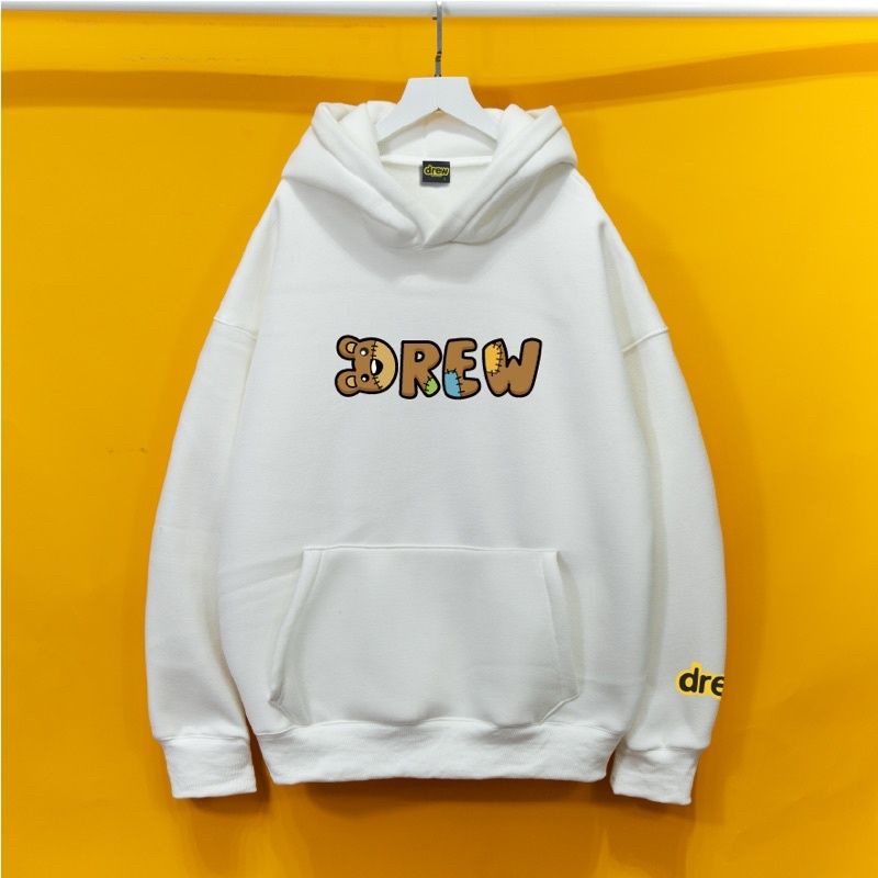 Áo Hoodie DREW GẤU mẫu mới, chất nỉ bông dày phù hợp với cả nam và nữ.