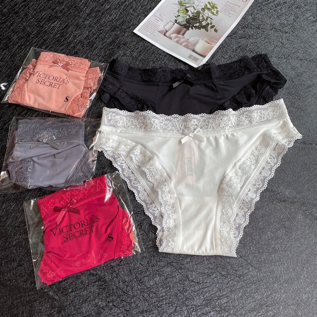 Quần Lót Nữ Vic Ren Su Cao Cấp Mềm Mại Kháng Khuẩn Sexy Gợi Cảm 165