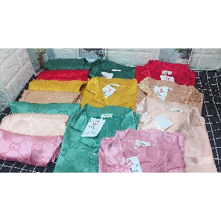 SET BỘ ĐỒ LỤA GẤM 7 MÀU SIÊU XINH (ÁO CỘC QUẦN CỘC)