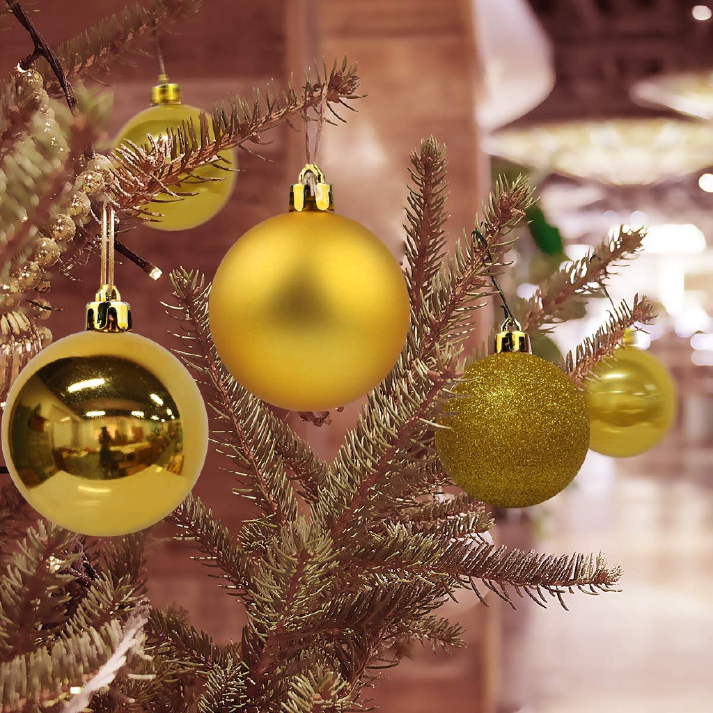 Hộp bóng treo trang trí cây thông Noel chống vỡ dành cho Giáng Sinh/ tiệc cưới/ tiệc tùng