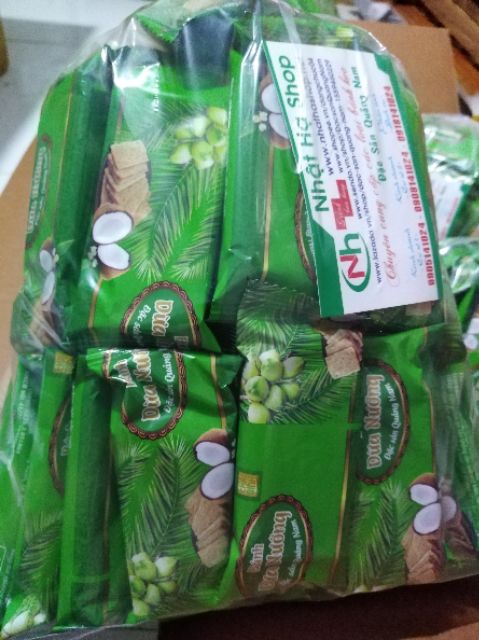 1kg bánh dừa nướng Thái Bình (rời) - Bánh kẹo đặc sản Quảng Nam