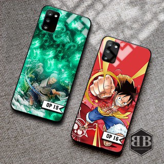 Ốp lưng kính cường lực Samsung Galaxy A02s hình one piece