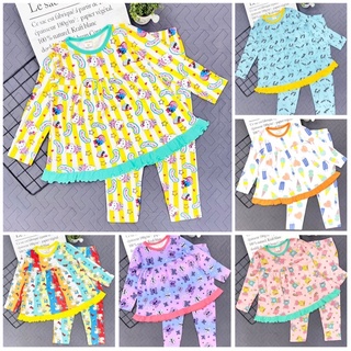 Cần Thơ - bộ thun borip tay dài quần dài bé gái size đại