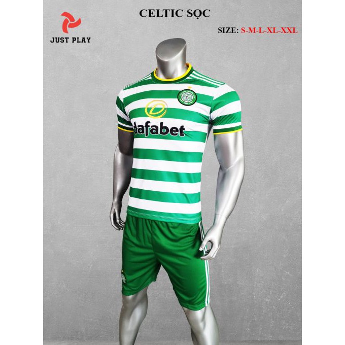 Đồ đá banh CLB Celtic sọc mới 2020