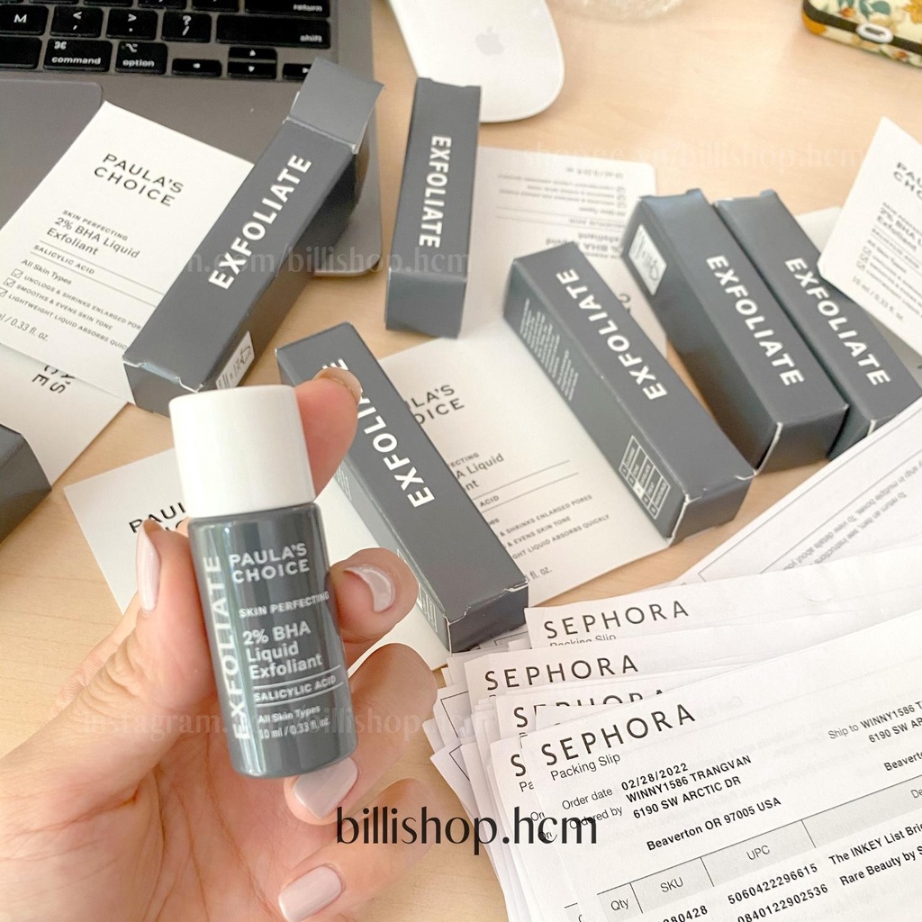 Sample 3ML/10ML - Tẩy tế bào chết  2% BHA Skin Perfecting 2%BHA Liquid