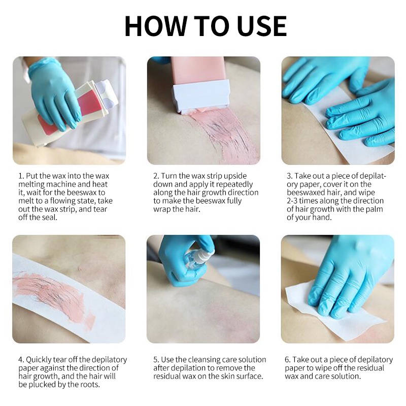 Sáp tẩy lông RUOALL 100g cầm tay tiện dụng