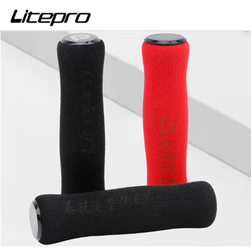 Tay Cầm Litepro Tay Nắm Cho Xe đạp Leo Núi Tay Cầm Bằng Silicon Mềm Cho Xe đạp 22,2mm Tay Lái Tay Nắm Các Bộ Phận Xe đạp Nắp