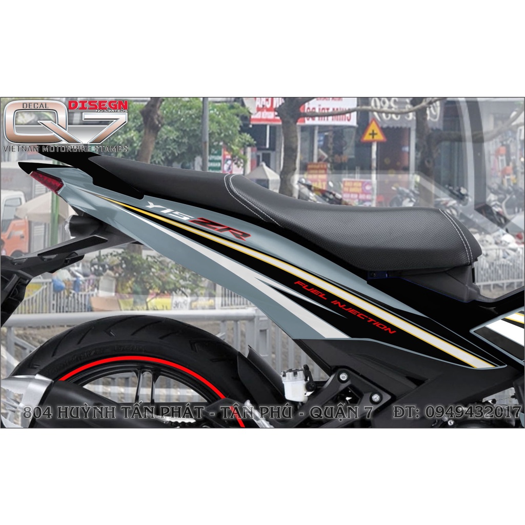 TEM RỜI EXCITER 150 XANH XI MĂNG