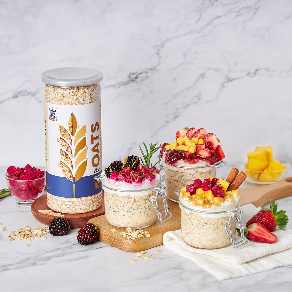 Yến Mạch Úc VUA YẾN MẠCH cán vỡ hữu cơ ăn kiêng Healthy nguyên chất nhập khẩu 250gr