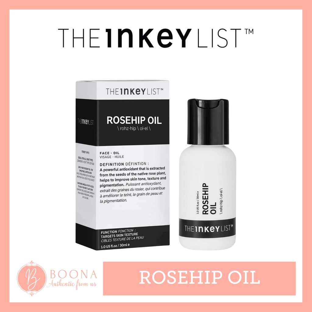 [ The INKEY List ] Tinh dầu nụ tầm xuân ROSEHIP OIL