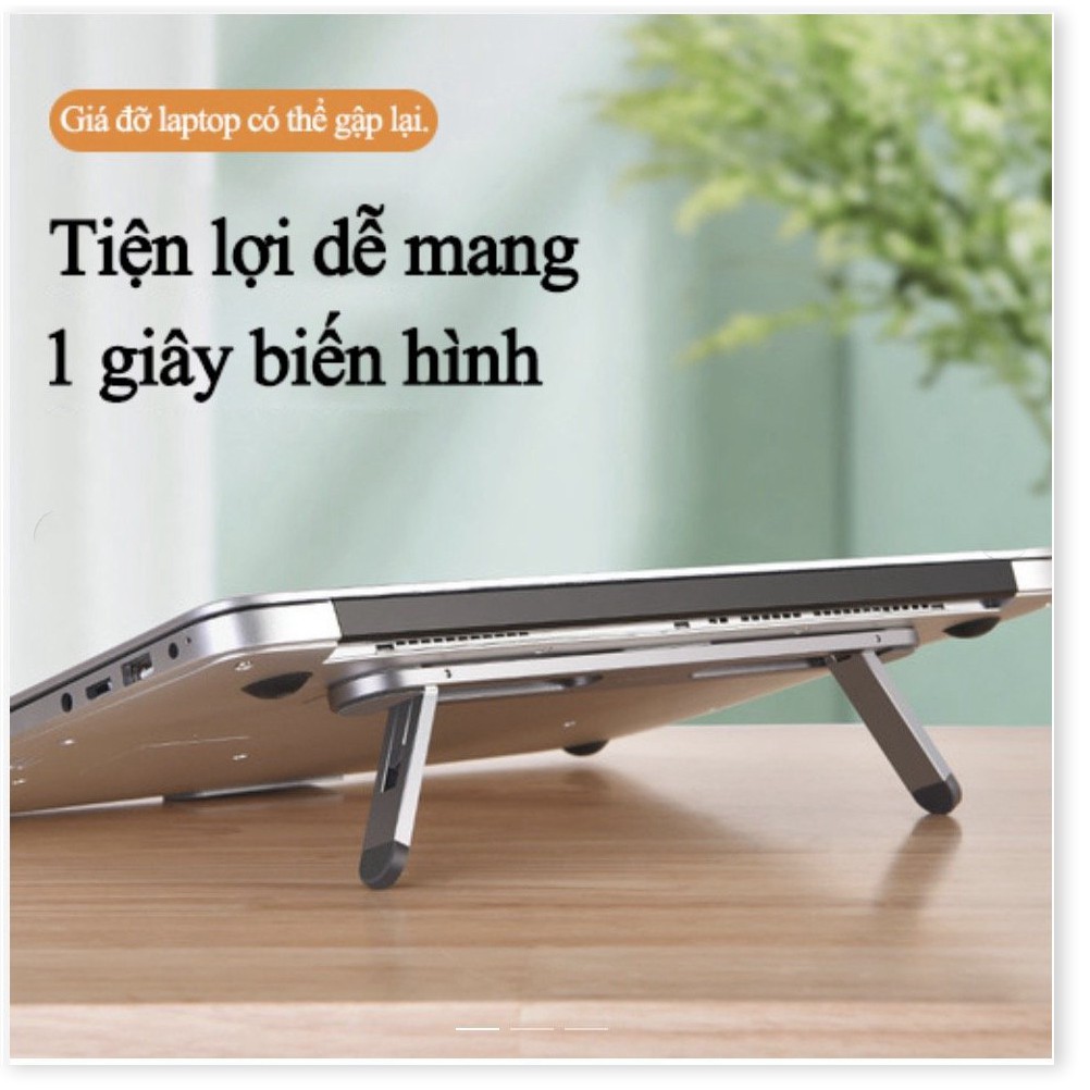 Giá đỡ laptop xếp gọn có thể điều chỉnh dễ mang theo, có thể gập lại thế hệ mới - cao cấp