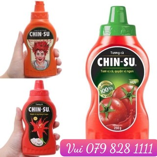 Siêu Rẻ Tương ớt, tương cà Chinsu 250gr và 500gr