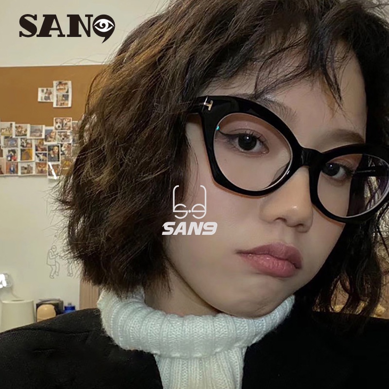 Kính mát kiểu mắt mèo cho nam nữ San9