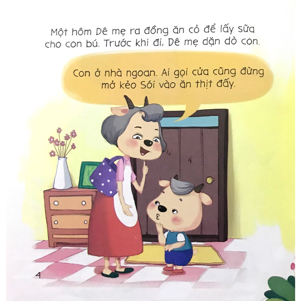 Sách - Bé Tập Kể Chuyện - Dê Con Nhanh Trí