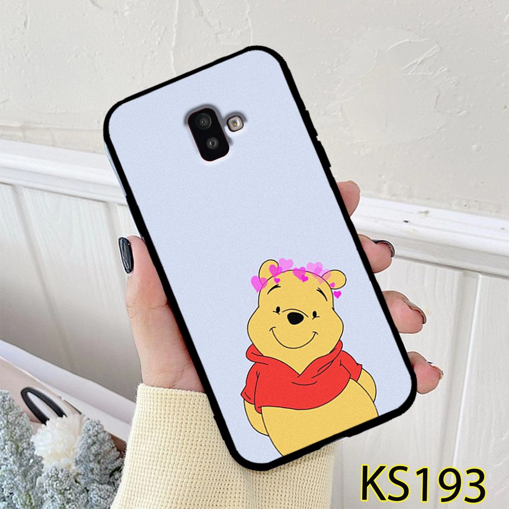 Ốp lưng Samsung J6-2018/J6 Plus/J8-2018 Plus in hình Gấu Pooh  siêu đẹp, độc, lạ_KINGSTORE.HN_Ốp SS J6/J6 Plus/J8