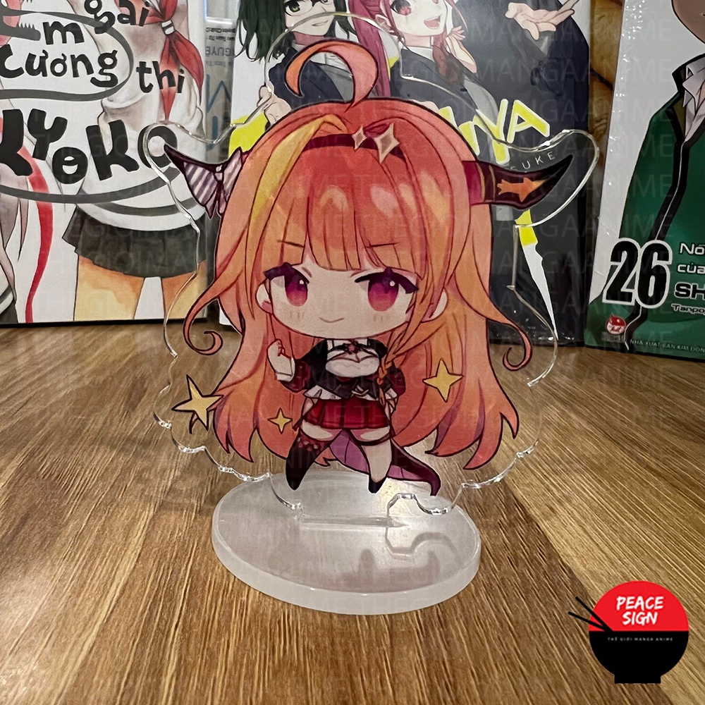 Mô hình Standee Mini thành viên HOLOLIVE Vtuber tượng mica acrylic anime chibi trang trí