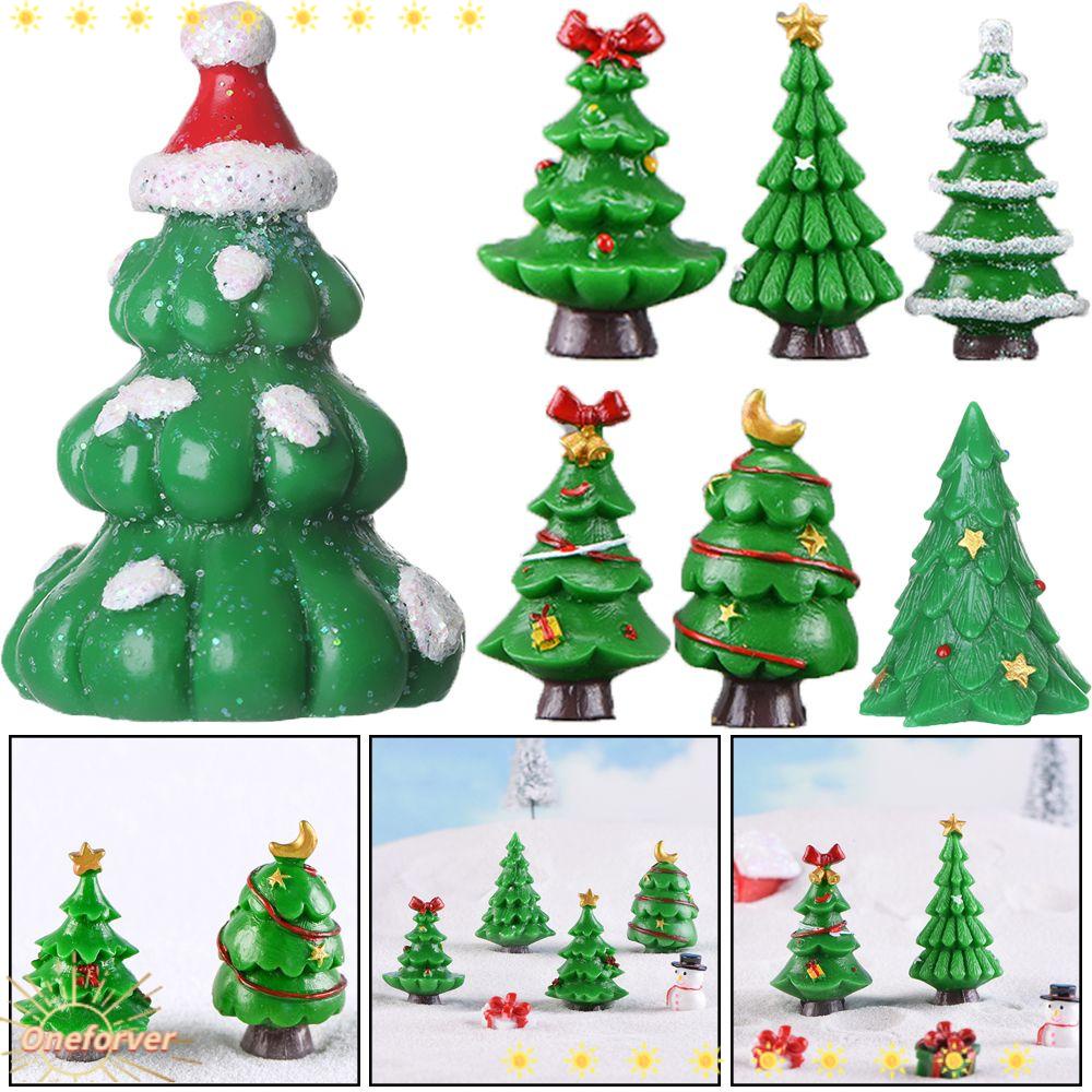 1 Đồ trang trí Cây Thông Giáng Sinh Mini DIY Trang Trí Tiểu Cảnh / Sân Vườn Thần Tiên