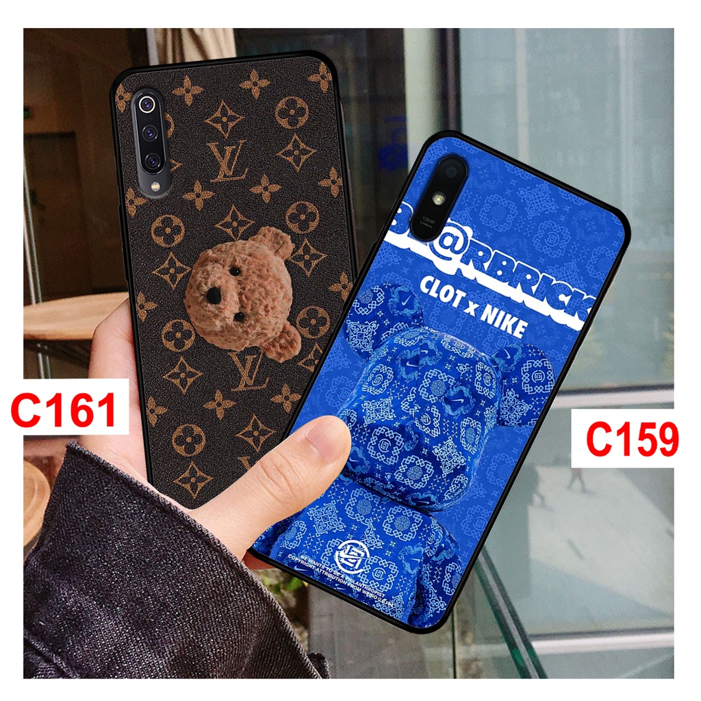 Ốp Redmi 9A - Xiaomi Mi 9 - Mi 9 SE in hình gấu bearbrick thời trang . ốp xiaomi redmi rẻ bền đẹp.