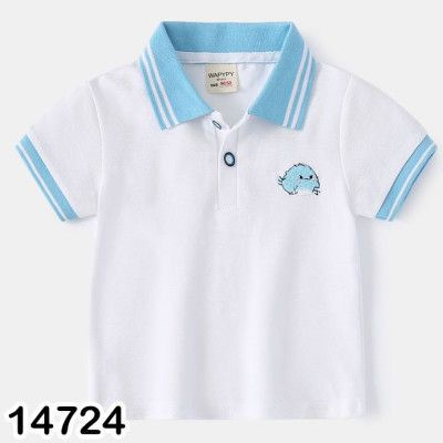 ÁO THUN POLO WAPYPY NHIỀU MẪU CHO BÉ TRAI 11-22KG - BIGBABYSHOP